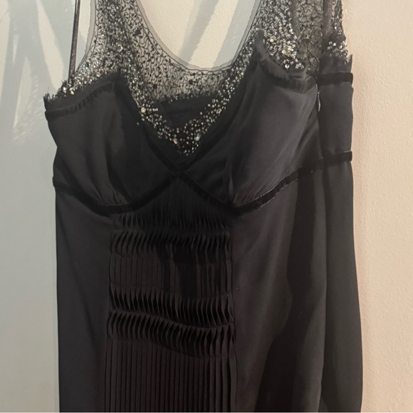 BCBGMaxAzria Black Midi Dress - Picture 1 of 8